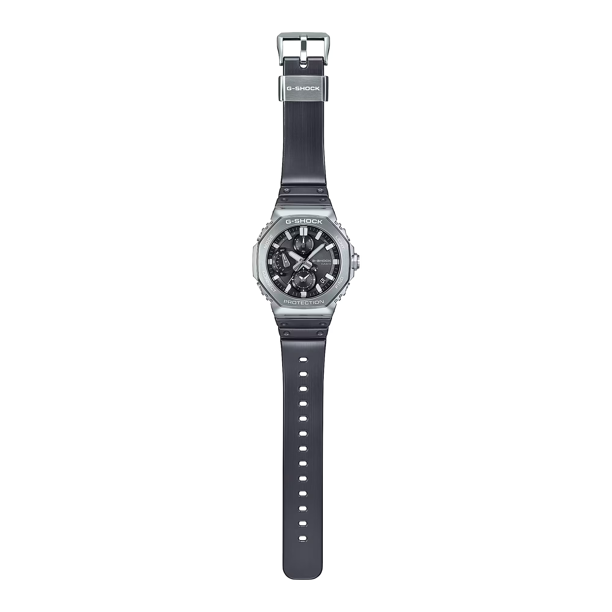 G-Shock Full Metal Case Dial Black Resin Band Watch GMCB2100Y-1A