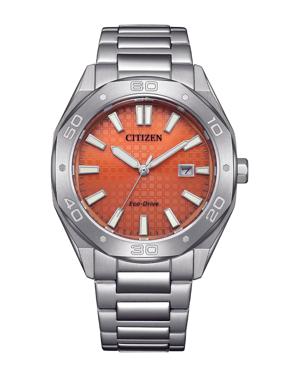 Citizen Eco-Drive Orange Dial Men's Watch BM7630-80Z