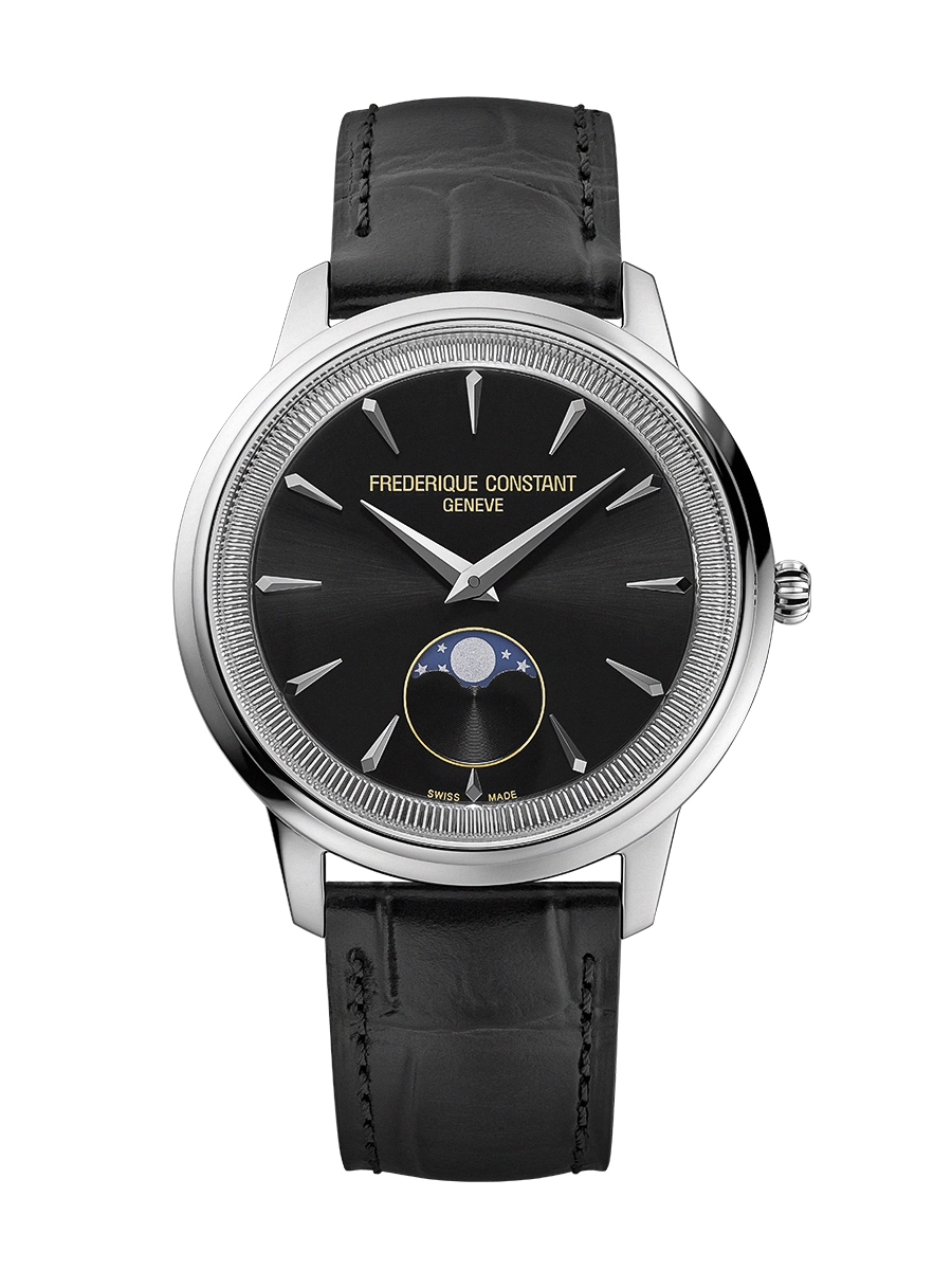 Frederique Constant Classics Moneta Moonphase Black FC-206B3S6