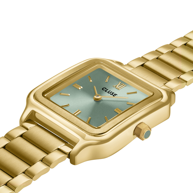 CLUSE Gracieuse Sage Green Dial Gold Stainless Steel Bracelet CW11909