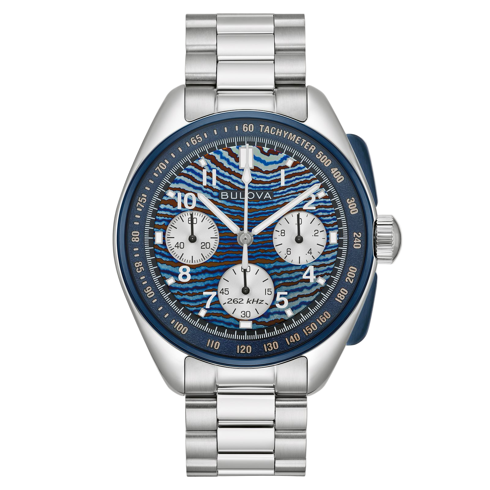 Bulova Lunar Pilot x Thiago Rosinhole "Budii" Limited Edition Timascus Men's Watch 98A329