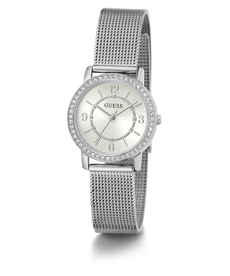GUESS Ladies Silver Tone Analog Watch GW0534L1