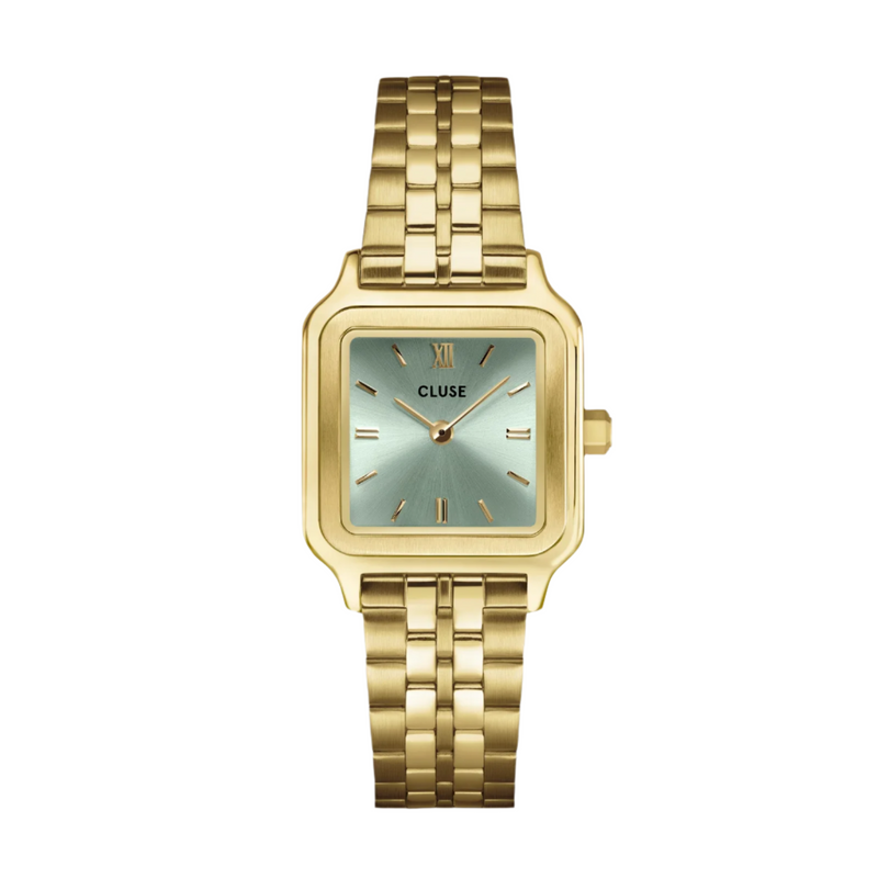 CLUSE Gracieuse Sage Green Dial Gold Stainless Steel Bracelet CW11818