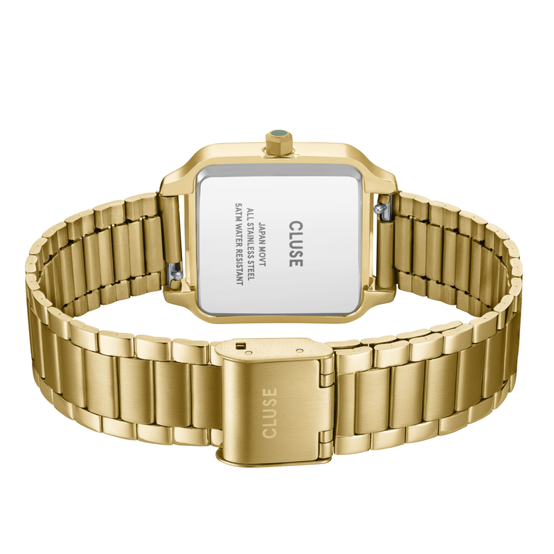 CLUSE Gracieuse Sage Green Dial Gold Stainless Steel Bracelet CW11909