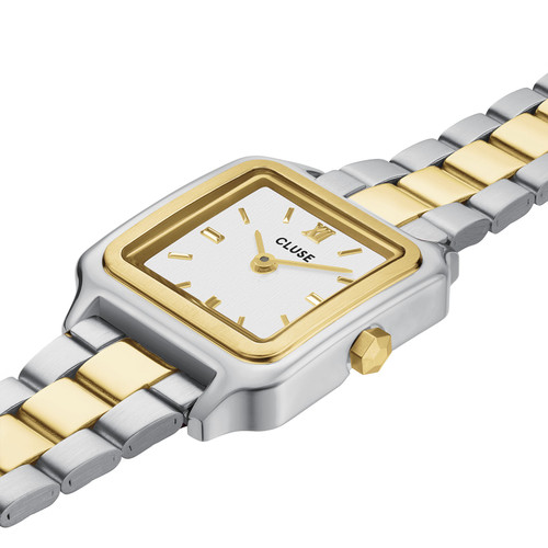 CLUSE Gracieuse White Dial Two Tone Stainless Steel Bracelet CW15501