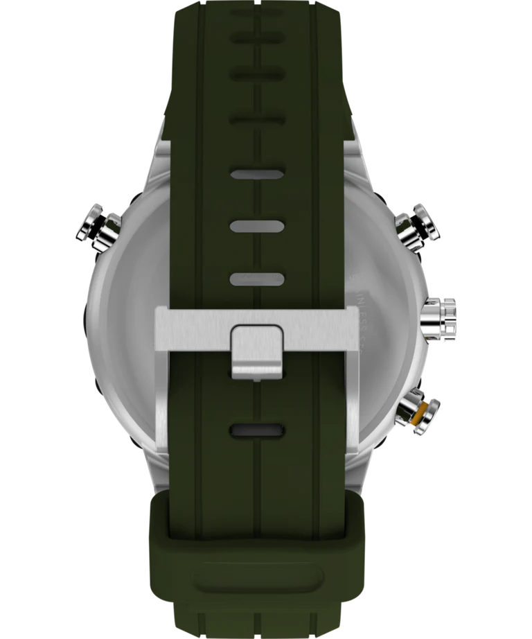 Timex Expedition North Tide Temp Compass Green Rubber Band Watch TW2Y14400