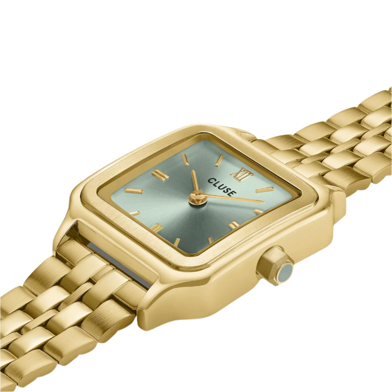 CLUSE Gracieuse Sage Green Dial Gold Stainless Steel Bracelet CW11818