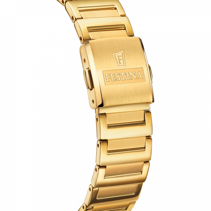 Festina Elegant White Dial Gold Stainless Women's Watch F20680/1