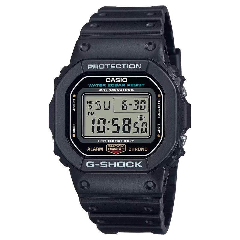 G-Shock 5600 Series Black Resin Band Watch DW5600UE-1D