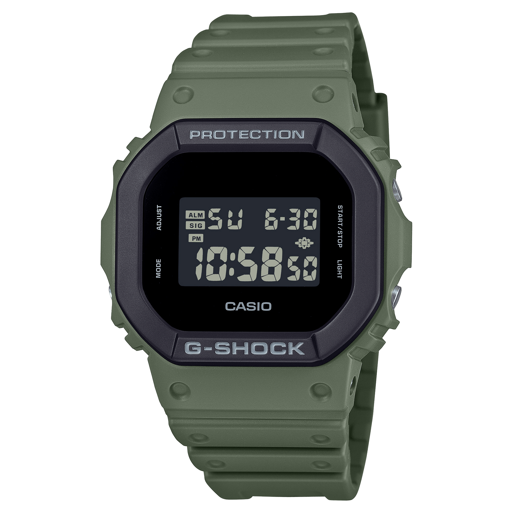G-Shock Square Camo Green Watch DW5610UU-3D