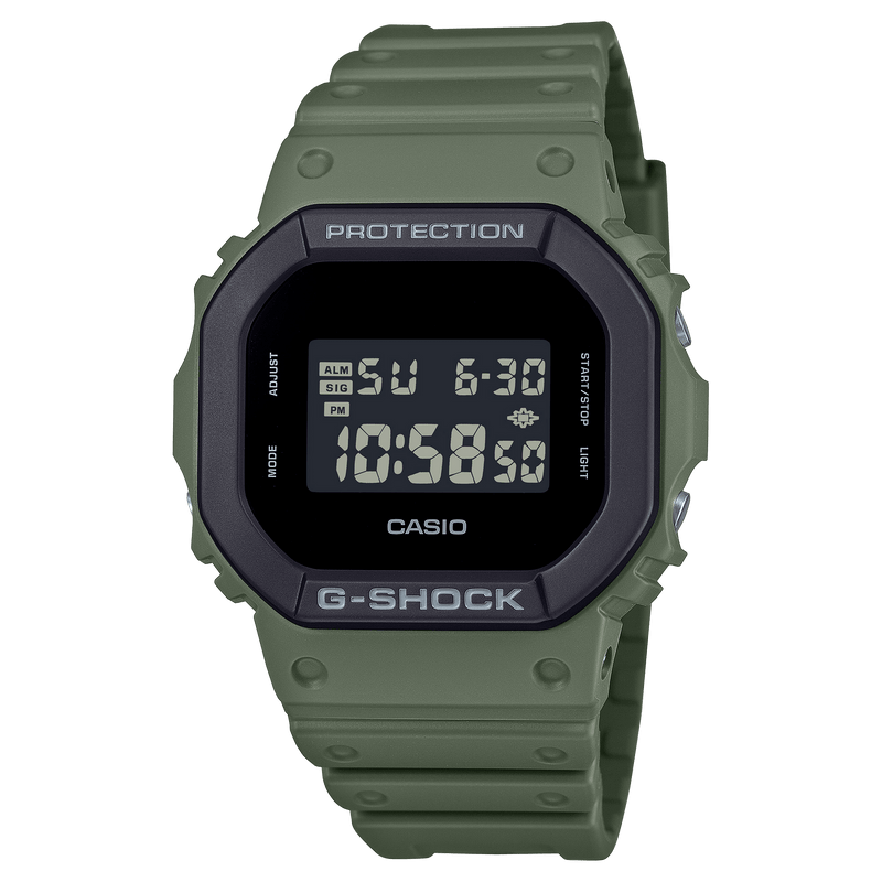 G-Shock Square Camo Green Watch DW5610UU-3D