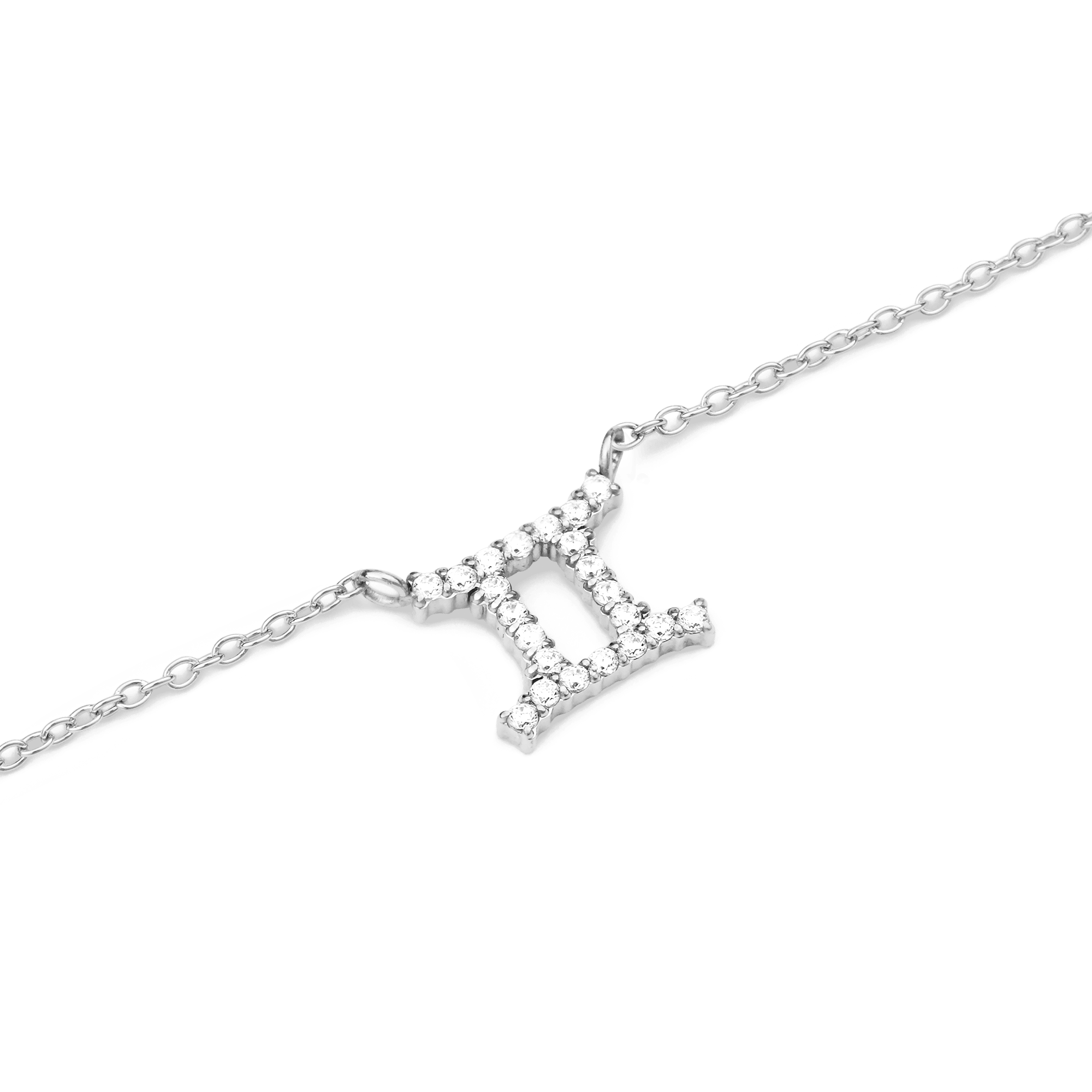 Daniel Wellington Zodiac Crystal Necklace Silver