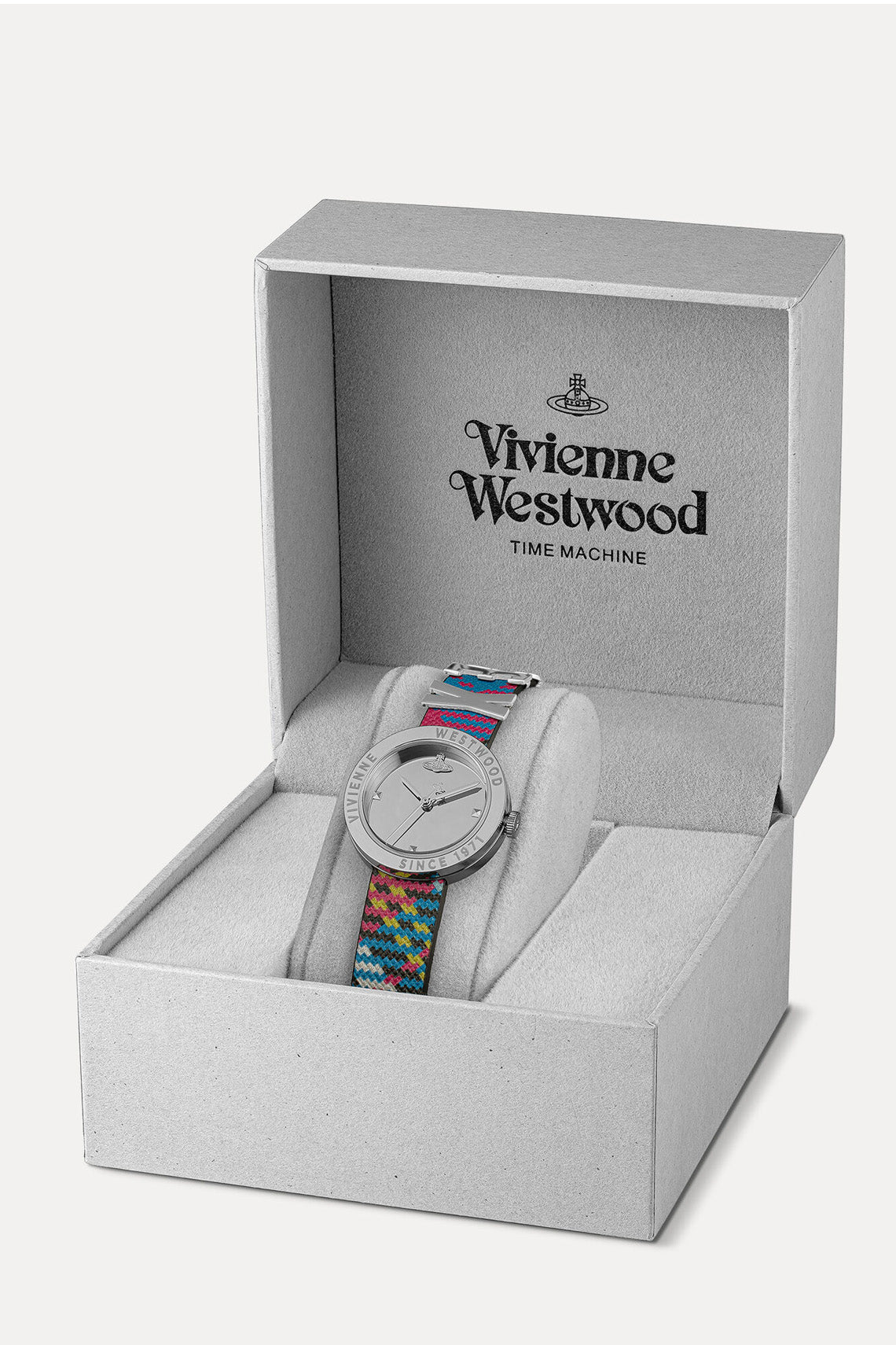 Vivienne Westwood The Rebel Silver Dial Leather Women's Watch VV303SLMT
