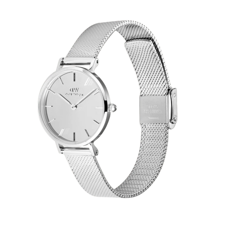 Daniel Wellington Petite Mirror Reflection Silver Dial Watch DW00100796
