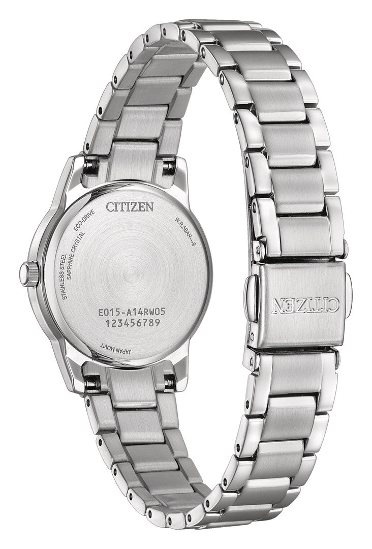 Citizen Eco-Drive EW2740-50A caseback