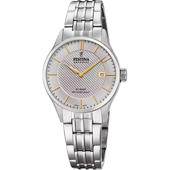 Festina Swiss Silver Bracelet Watch F20006-2