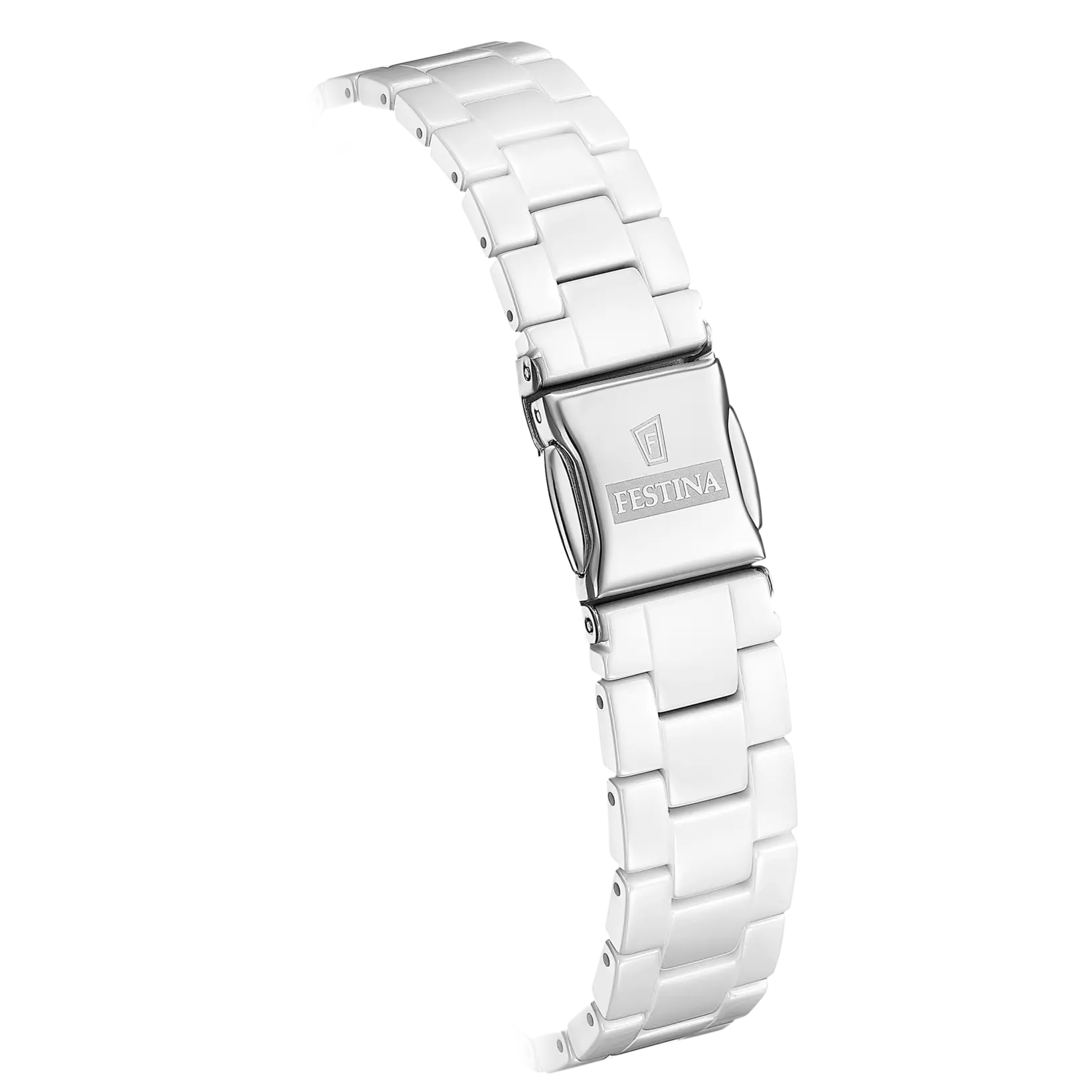 Festina White Dial White Ceramic Women's Watch F20751/1
