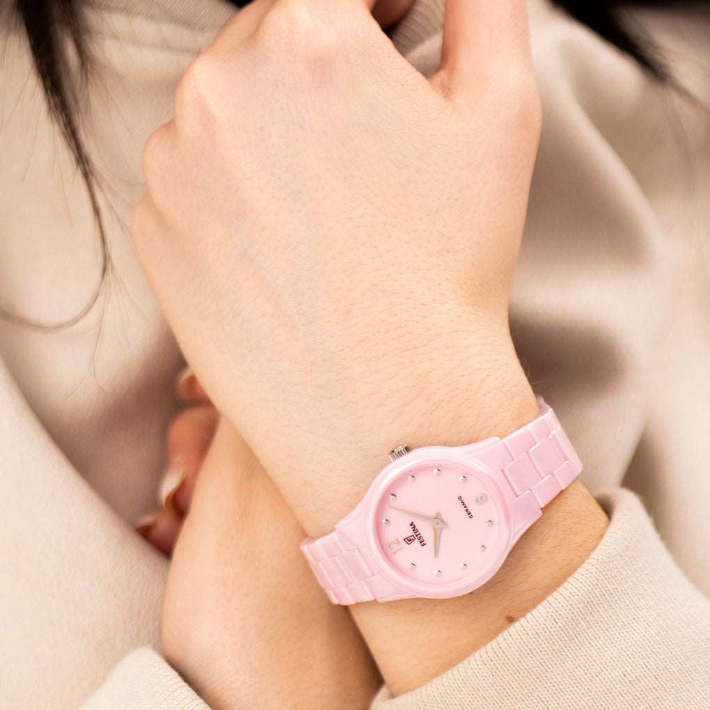 Festina Pink Dial Pink Ceramic Women's Watch F20751/2