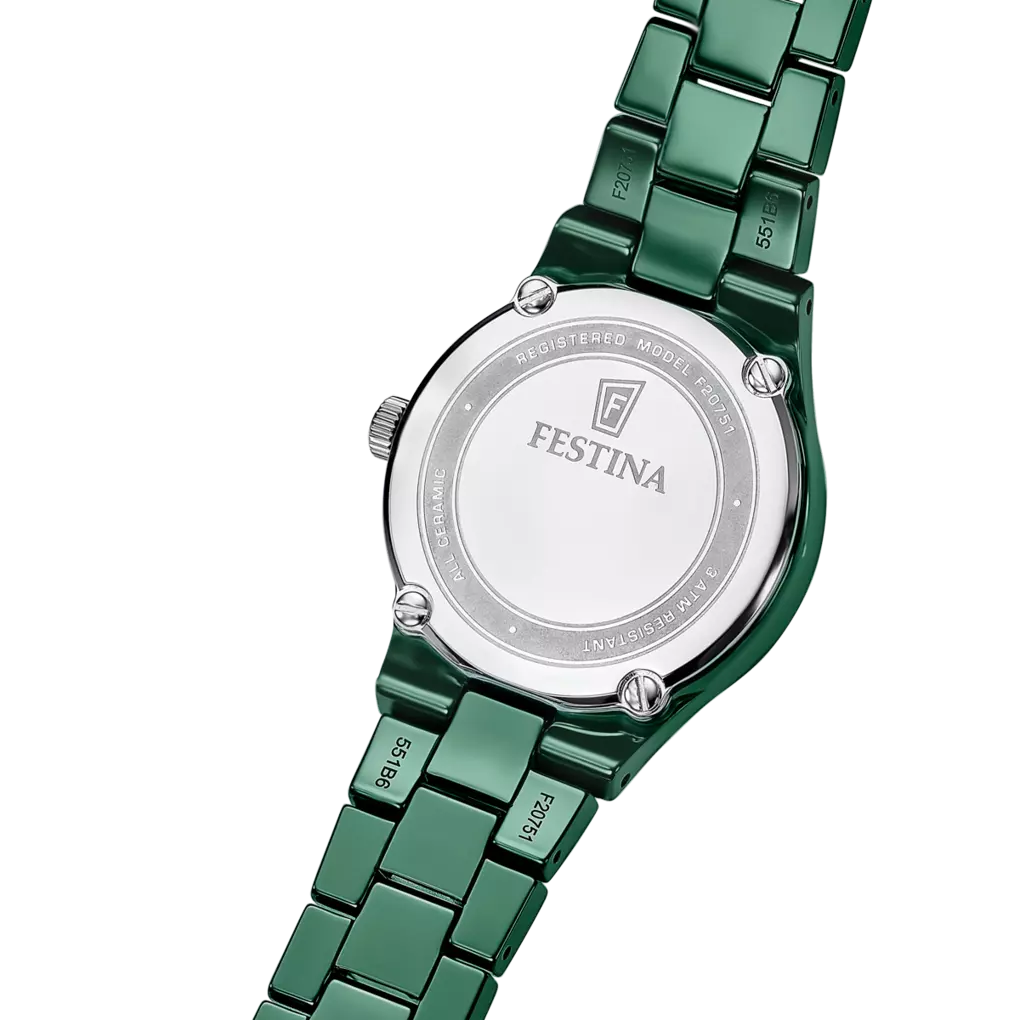 Festina Green Dial Green Ceramic Women's Watch F20751/6