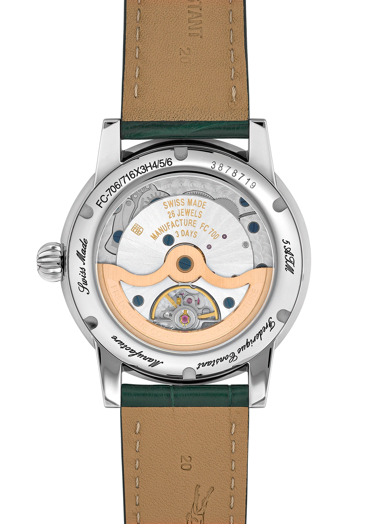 Frederique Constant Manufacture Classic Moonphase Date FC-716GR3H6 exhibition caseback