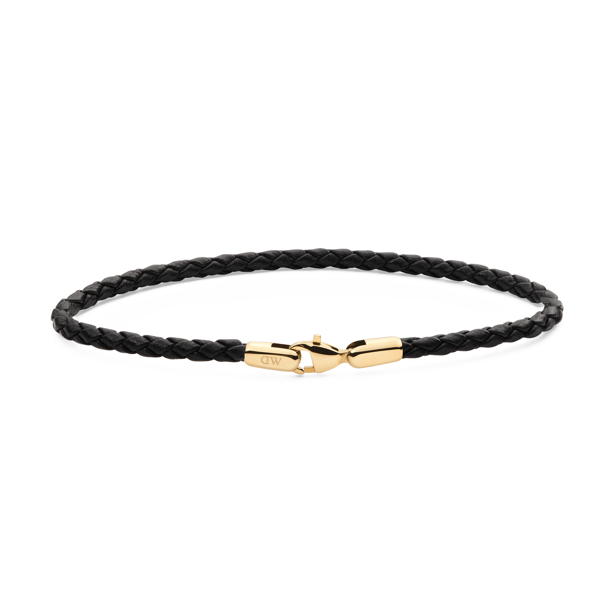 Daniel Wellington Daniel  Braided Leather Bracelet Sheffield 2.8 Gold