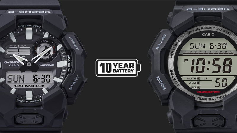 G-Shock Digital Black Resin Band Watch GD010-1D