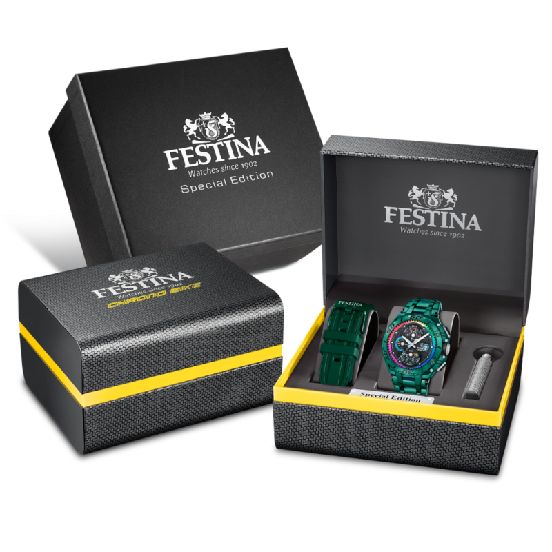 Festina Special Edition Black Dial Stainless Steel Men's Watch F20760/1