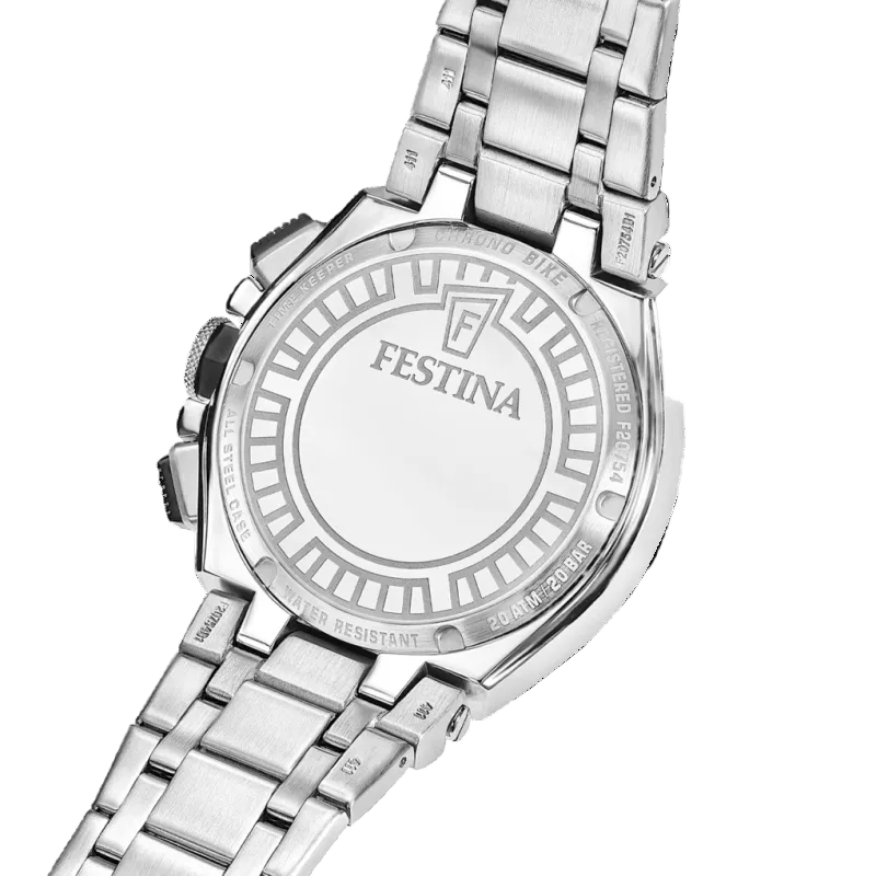 Festina ChronoBike White Dial Stainless Steel Men's Watch F20754/1