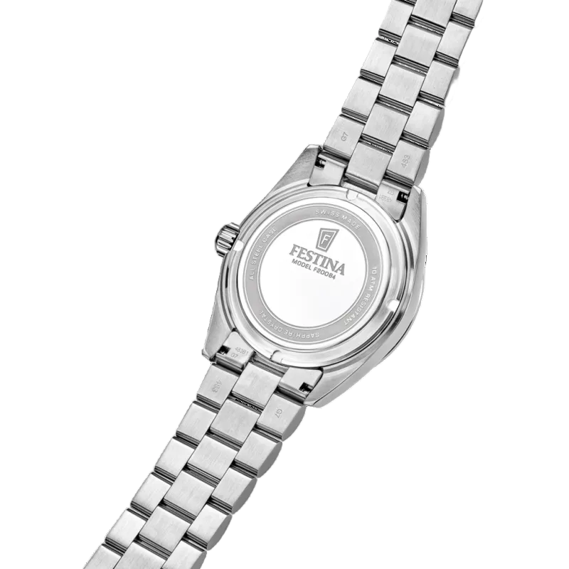 Festina Swiss Made Green Dial Stainless Steel Men's Watch F20084/C