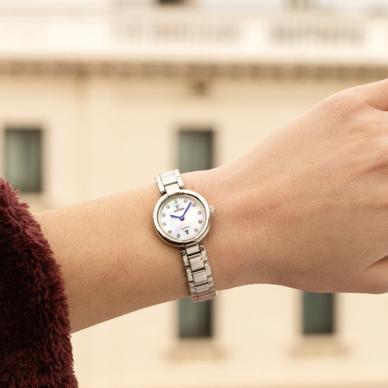 Festina Mademoiselle Silver Dial Stainless Steel Women's Watch F20784/1