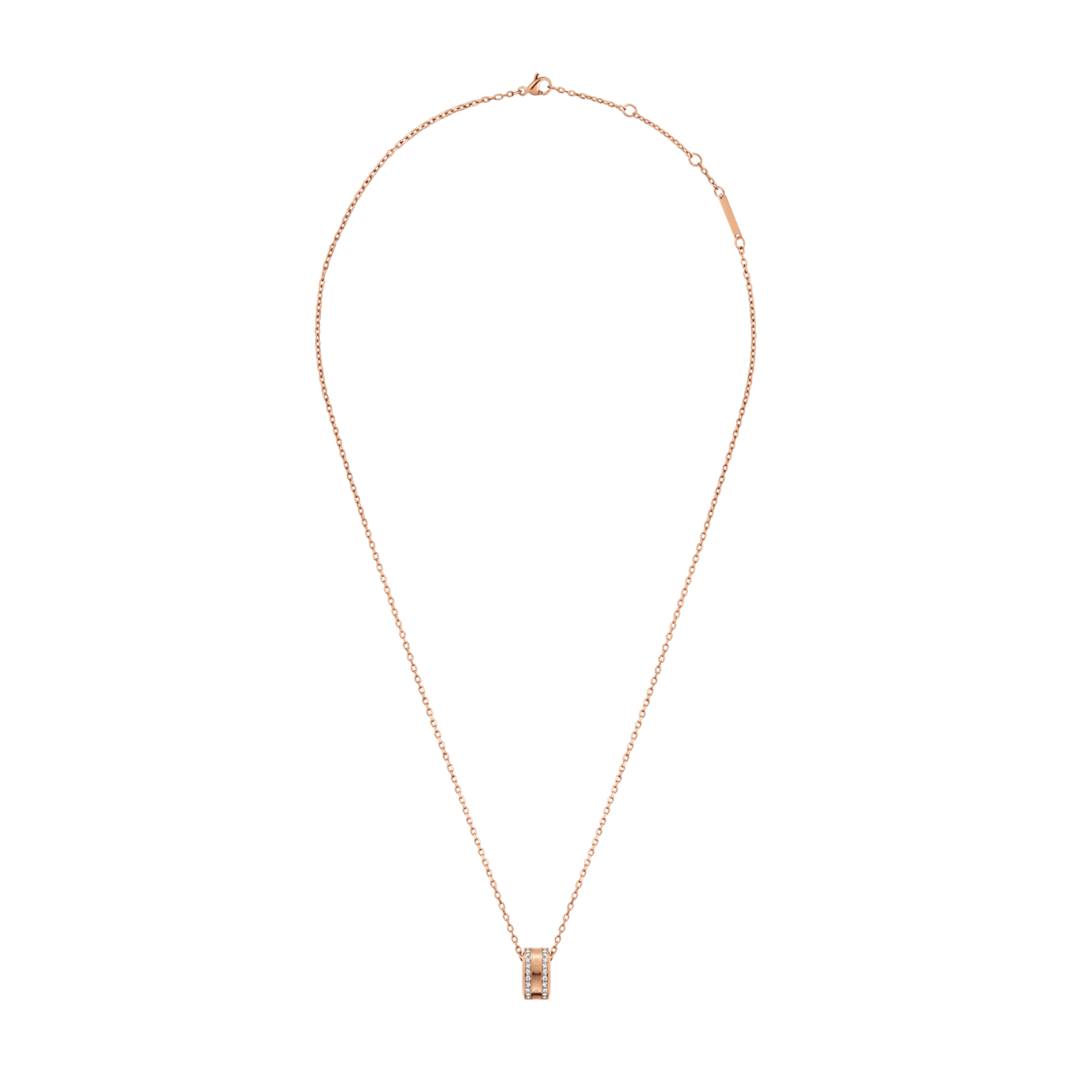 Elan Lumine Rose Gold Necklace DW00400212
