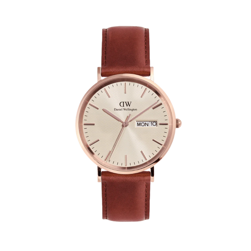 Daniel Wellington Classic St Mawes Rose Gold Champagne Dial Watch DW00100829
