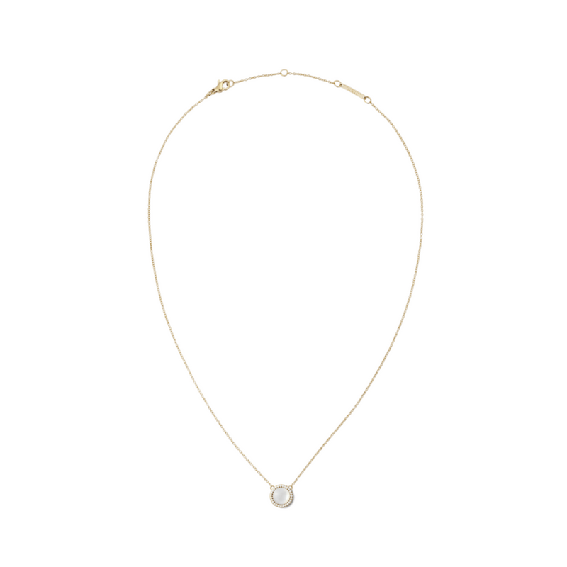 Daniel Wellington Audrey Mother of Pearl Gold Necklace DW00401441