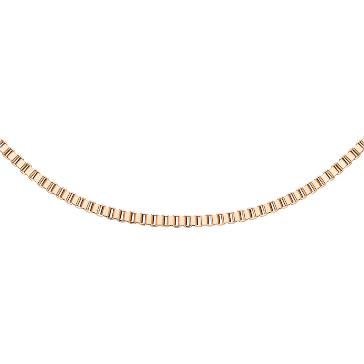 Daniel Wellington Box Chain Rose Gold Necklace DW00400553