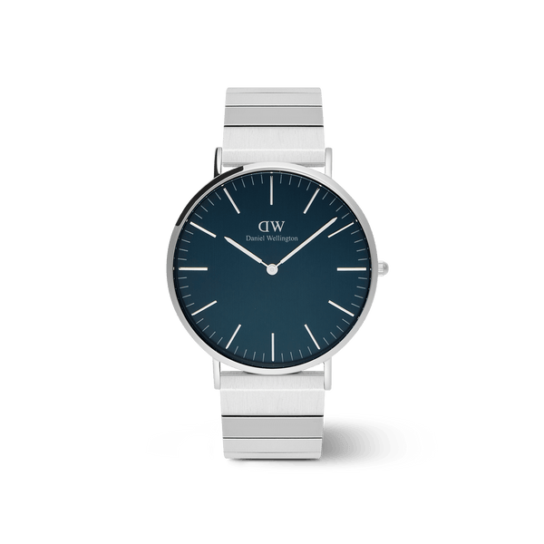 Daniel Wellington Classic Piano Link Arctic Silver Watch Watch Direct