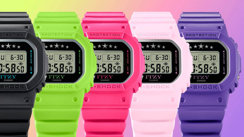 G-Shock ITZY Purple Resin Band Watch GMDS5610IT-6D