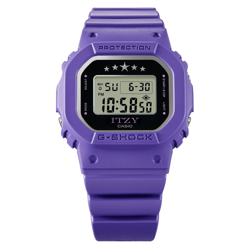 G-Shock ITZY Purple Resin Band Watch GMDS5610IT-6D