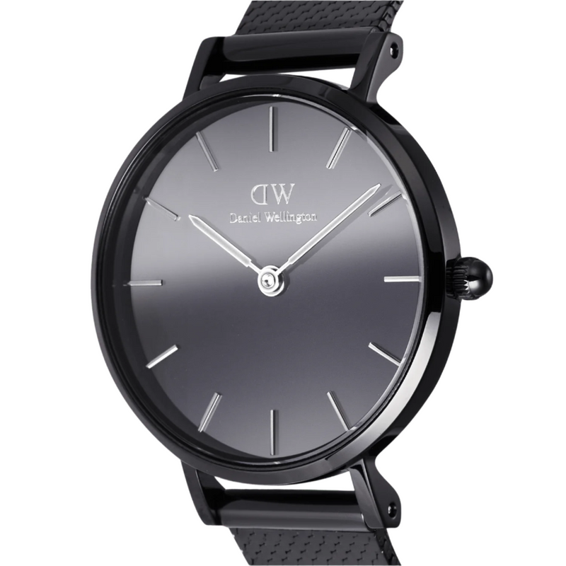 Daniel Wellington Petite Mirror Reflection Black Dial Watch DW00100798