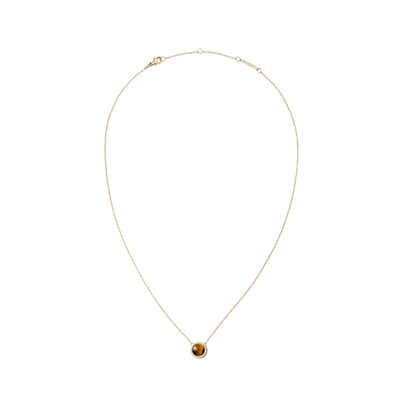 Daniel Wellington Audrey Tiger Eye Gold Necklace DW00401445