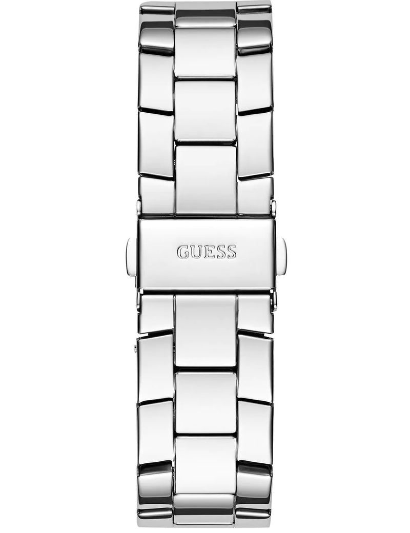 Guess Majesty Silver Dial Stainless Steel Watch GW0771L1
