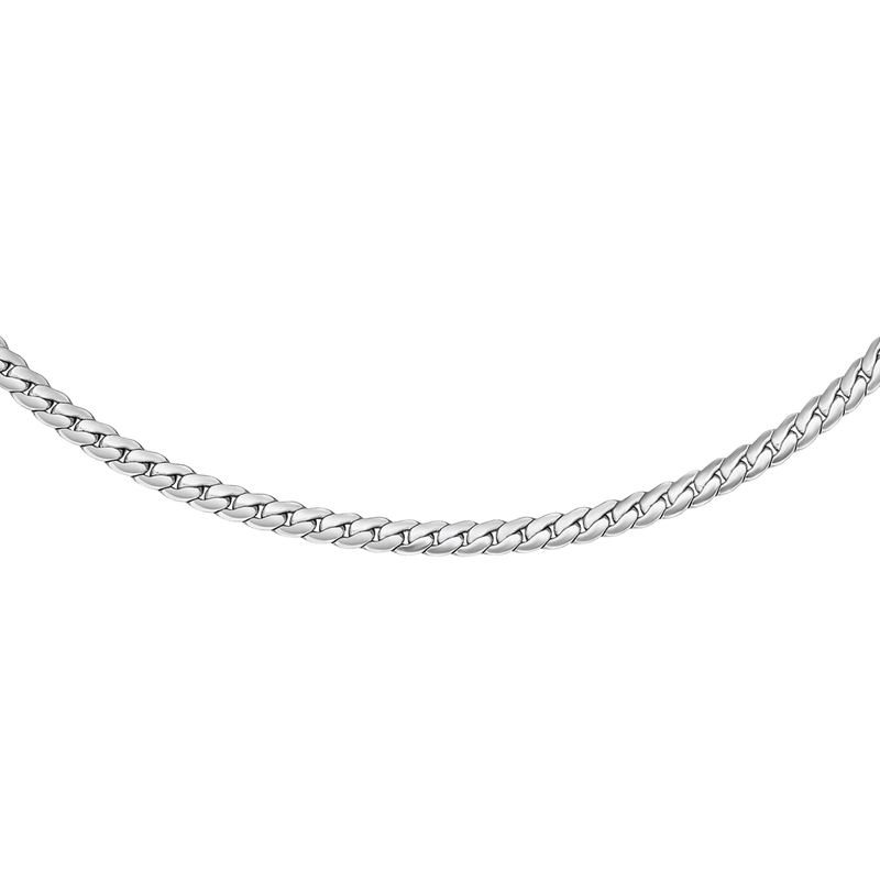 Flat Chain Silver Necklace DW00400543 Watch Direct