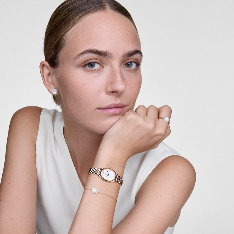 Daniel Wellington Audrey Mother of Pearl Silver Bracelet DW00401435