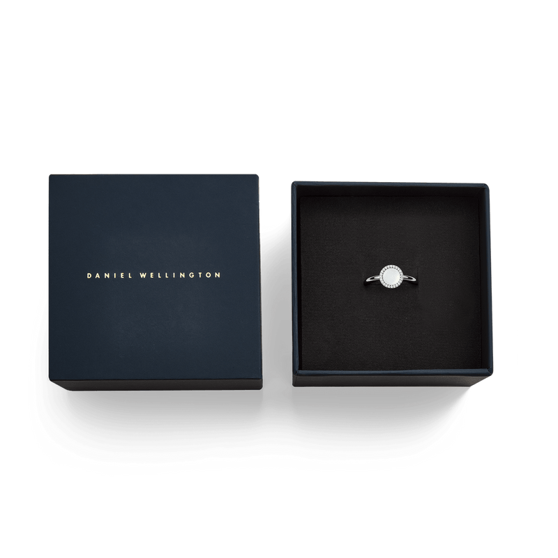 Daniel Wellington Audrey Mother of Pearl Silver Ring