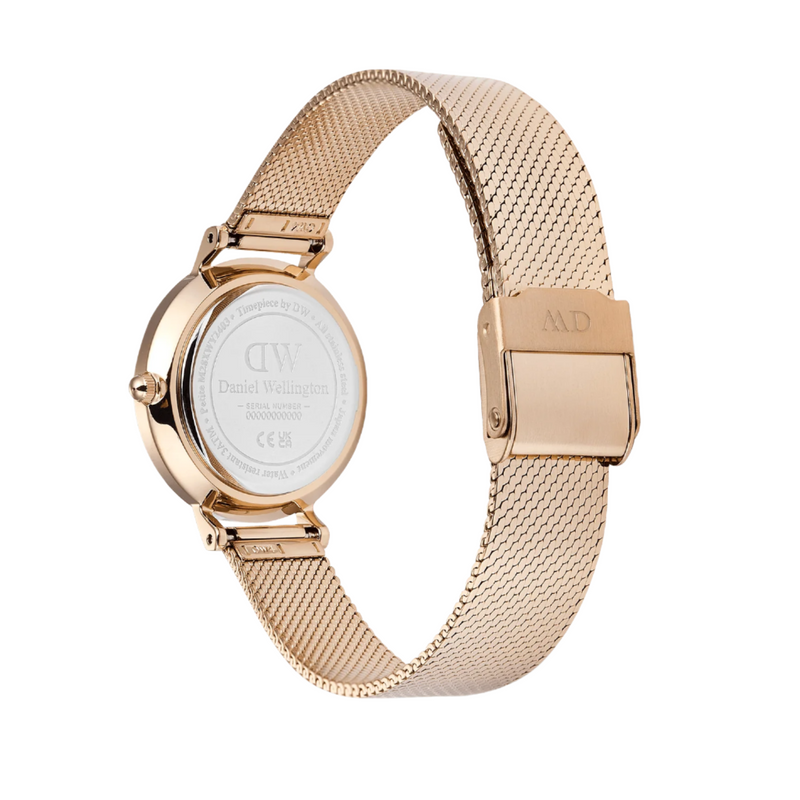 Daniel Wellington Petite Mirror Reflection Rose Gold Dial Watch DW00100795