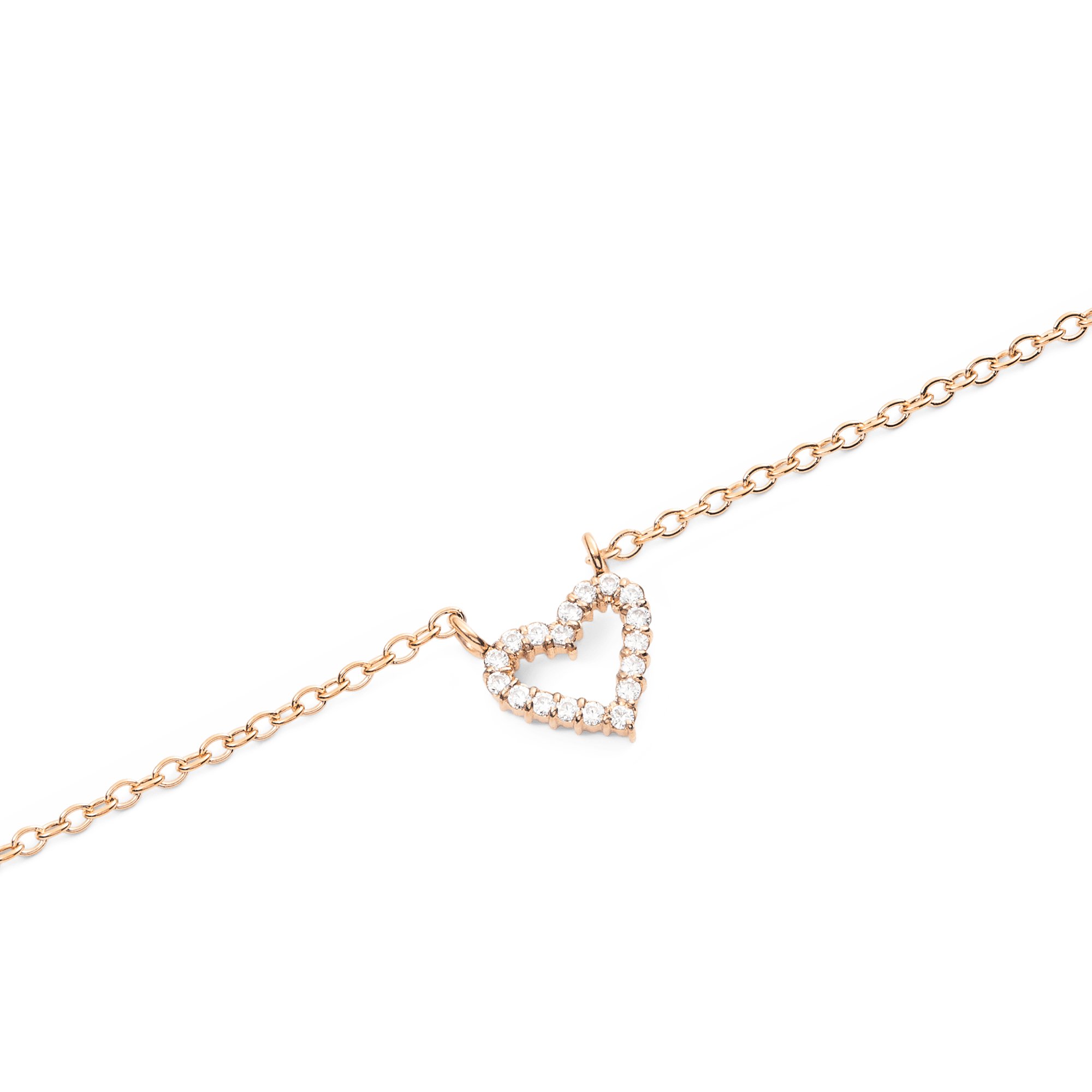 Daniel Wellington Mirelle Heart Necklace Rose Gold