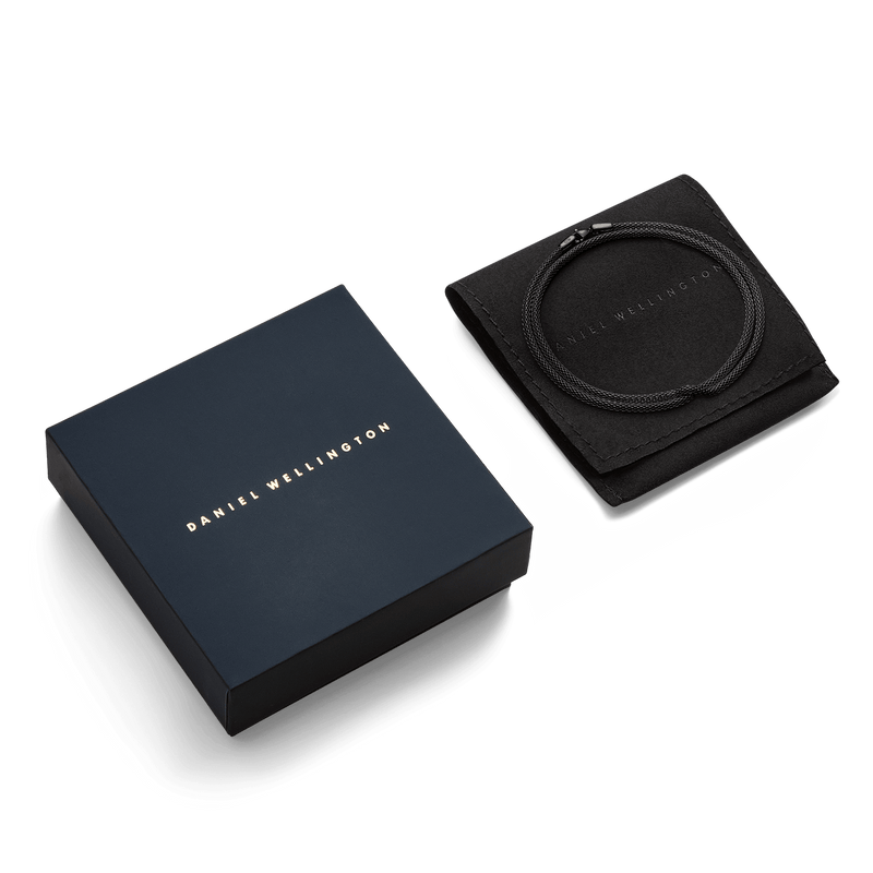 Daniel Wellington Tide Mesh Black Necklace DW00401100