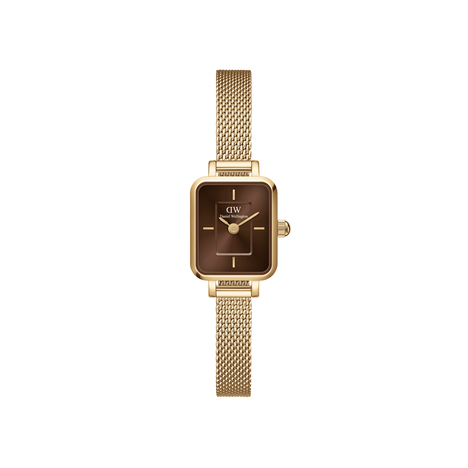 Daniel Wellington Quadro Mini 15x18mm Evergold Gold Amber DW00100654