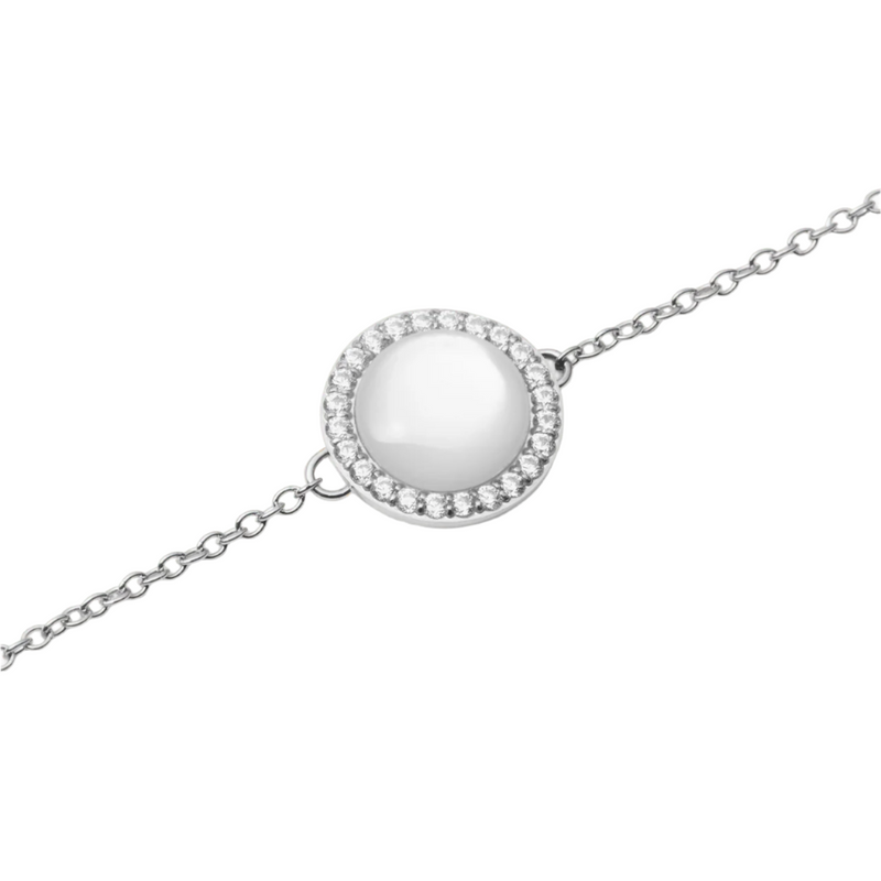Daniel Wellington Audrey Mother of Pearl Silver Bracelet DW00401435
