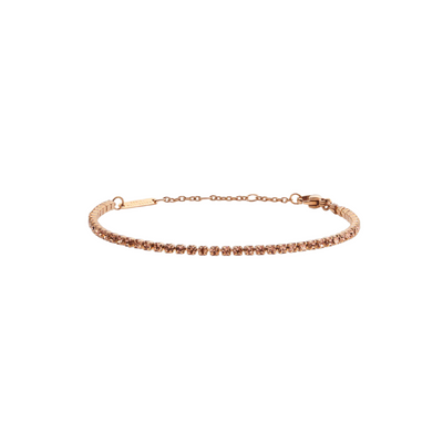 Daniel Wellington Classic Tennis Apricot Rose Gold Bracelet DW00401112