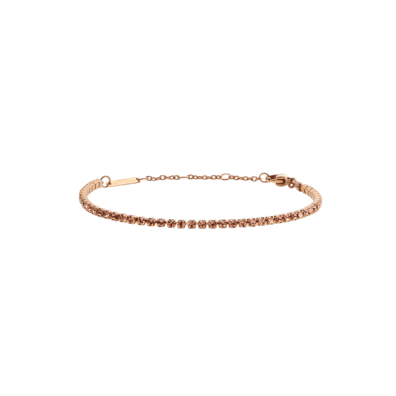 Daniel Wellington Classic Tennis Apricot Rose Gold Bracelet DW00401112
